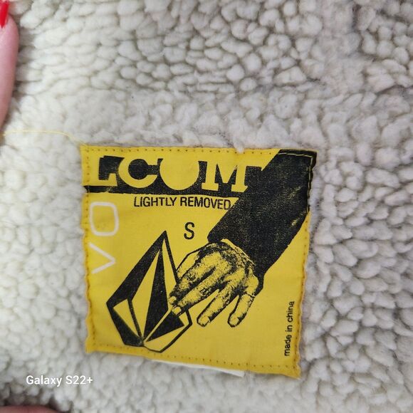 Volcom Hoodie Mens SZ Small VTG Y2K Fleece Streetwear Urban Hip Hop 90's Fleece - Picture 2 of 5